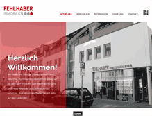 Tablet Screenshot of immobilien-fehlhaber.de